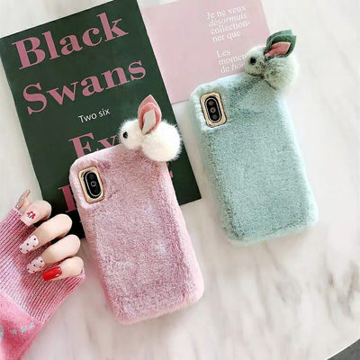 Furry Phone Case – Soft and Cozy Design with Plush Texture for Ultimate Comfort and Protection