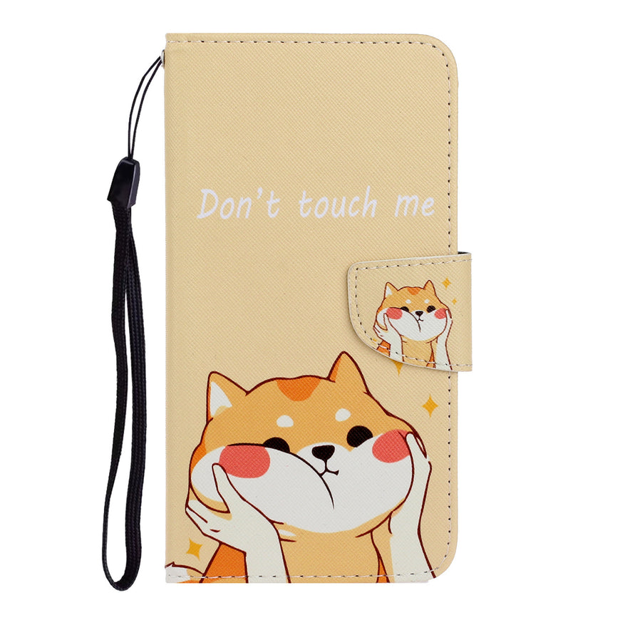 Cat Painted Phone Case Leather Case for Xiaomi 10Pro