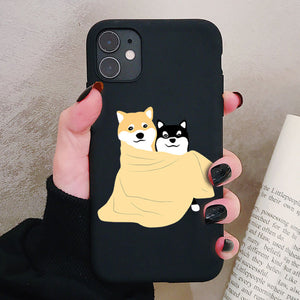 Cute Shiba Inu Erha Couple Mobile ShellMatte Soft