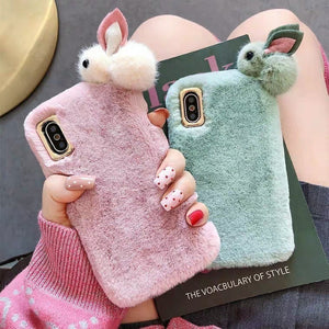 Furry Phone Case – Soft and Cozy Design with Plush Texture for Ultimate Comfort and Protection