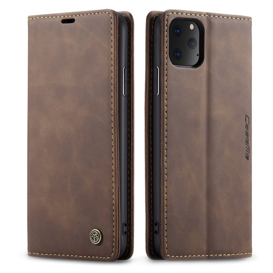 Flip Phone Case – Elegant Full-Body Protection with Card Slots and Magnetic Closure