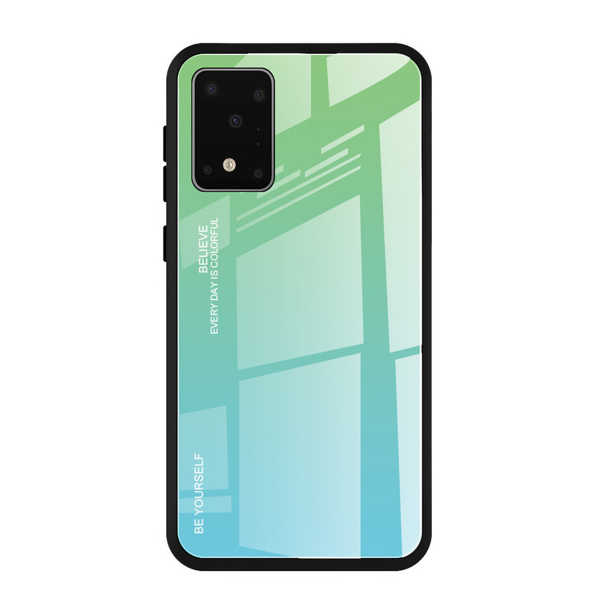 Gradient glass phone case