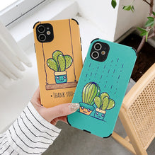 Cactus Embossed Phone Case – Unique, Textured Design with Durable Protection and Trendy Style