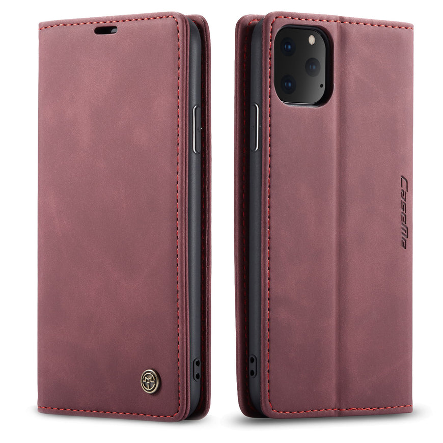 Flip Phone Case – Elegant Full-Body Protection with Card Slots and Magnetic Closure