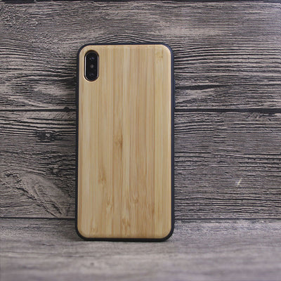 Solid wood phone case