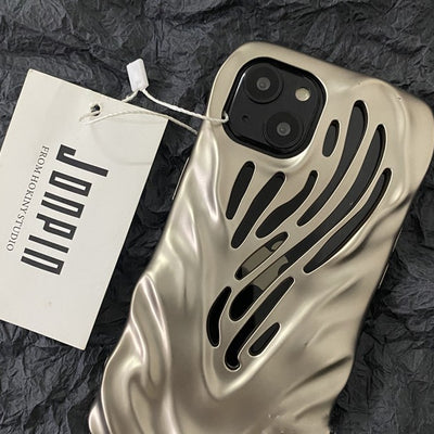 Titanium Gray Wind Hollowed Out Suitable For 1413 Phone Cases